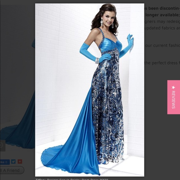 Tiffany Designs Prom Dress - Picture 1 of 12
